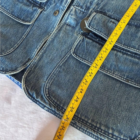 Vintage Polo Ralph Lauren Denim Hunting /Utility/Chore Jacket Size Large Pockets - Picture 14 of 16